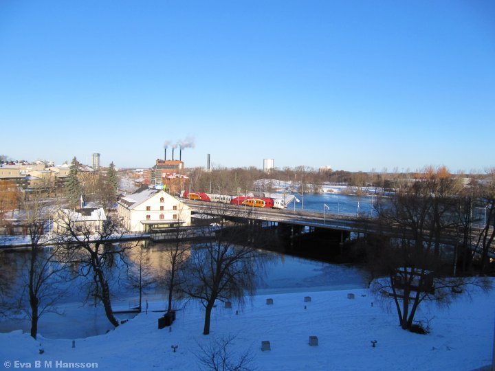 Vacker utsikt. Scandic Linköping City kl 09:46 den 8 februari 2015.